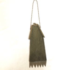 Antique Soldered Link Mesh Flapper Purse